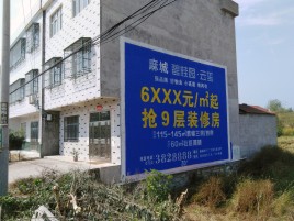 安义墙体广告质量分析