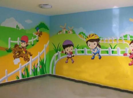 安义幼儿园墙体彩绘制作流程及注意事项