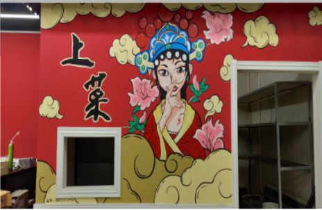 安义墙体彩绘的发展和应用