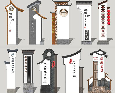 安义美丽乡村标识标牌有哪些分类？