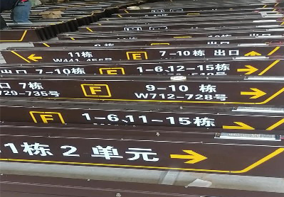 安义广告标识中，常见的几种安装方式。