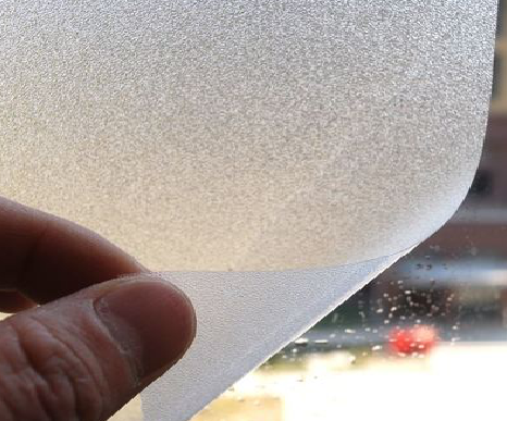 安义玻璃门外面粘广告用什么材料好？